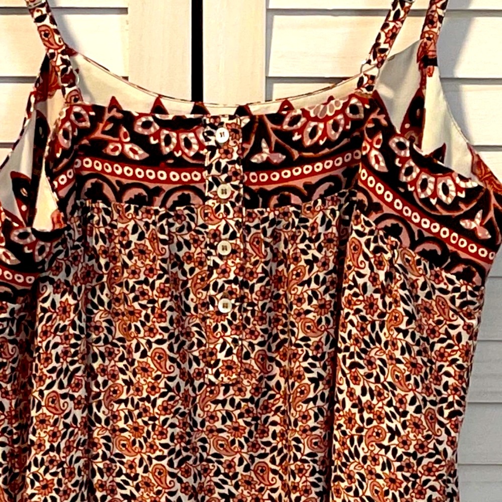 NWT Xirena Dakota Henna Dress Multicolored Sleeveless Pockets SZ Small - Picture 6 of 10